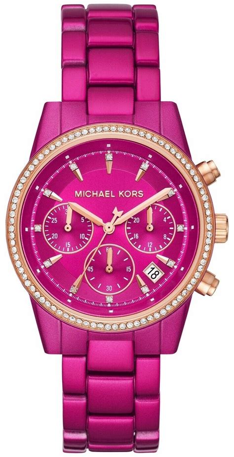 michael kors watches pink dial|Michael Kors watches online.